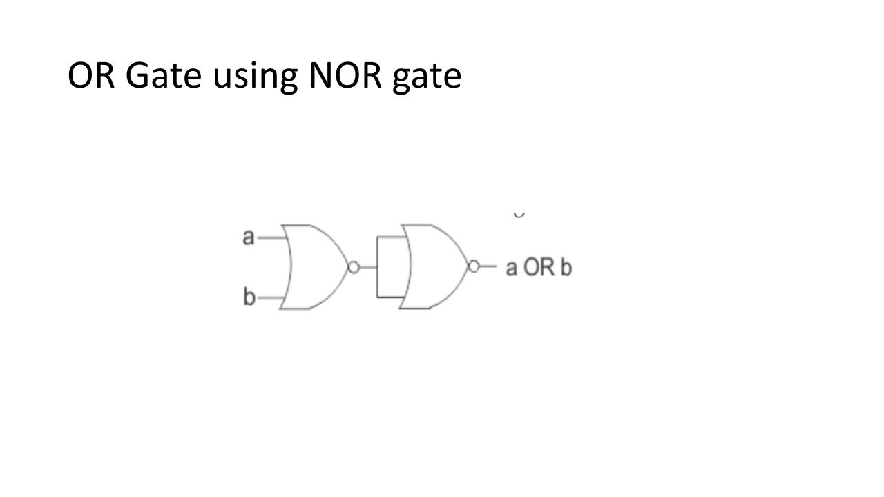 OR from NOR